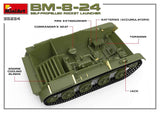 MiniArt 1/35 BM8-24 Self-Propelled Rocket Launcher (New Tool) Kit