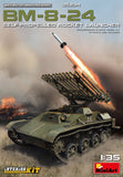 MiniArt 1/35 BM8-24 Self-Propelled Rocket Launcher (New Tool) Kit