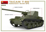 MiniArt Military Models 1/35 WWII Romanian Tacam T60 76mm SPG Tank w/Full Interior Kit