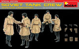 MiniArt Military Models 1/35 WWII Soviet Tank Crew Winter Uniforms (5) w/Weapons Special Edition Kit
