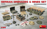 MiniArt 1/35 German Grenades & Mines Set (New Tool) Kit
