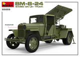 MiniArt Military Models 1/35 Soviet BM8-24 Rocket Launcher Based on 1.5-Ton Truck (New Tool) Kit