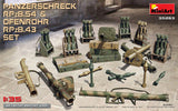 MiniArt Military Models 1/35 Panzerschreck RPzB54 & Ofenrohr RPzB43 Anti-Tank Rocket Launcher Set