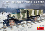 MiniArt Military 1/35 German Railroad 1.5-Ton AA Type Truck (New Tool) Kit