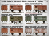MiniArt Military Models 1/35 WWII Railway Boxcar 18t NTV Type Kit