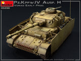 MiniArt Military 1/35 PzKpfw IV Ausf H Vomag Tank w/Full Interior Early Production May 1943 Kit