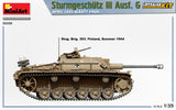 MiniArt 1/35 WWII StuG III Ausf G Apr 1943 Alkett Production Tank w/5 Crew & Full Interior Kit