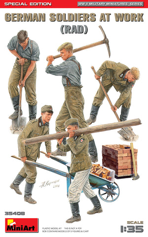 Miniart 1/35 German Soldiers at Work (RAD) Special Edition Kit