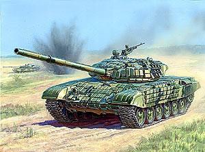 Zvezda 1/35 Russian T72B Main Battle Tank w/ERA Kit
