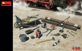 MiniArt Military Models 1/35 Railway Tools & Equipment (New Tool) Kit