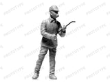 ICM 1/35 Chernobyl #4: Deactivators Diorama Set (4 figures, base, background) Kit