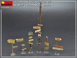 MiniArt 1/35 WWII German Road Signs France 1944 (New Tool) Kit