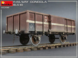 MiniArt 1/35 WWII 16.5 18-Ton Railway Gondola w/Figures & Accessories Kit