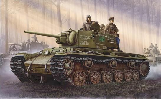 Trumpeter Military 1/35 Russia KV-1 model 1942 Simplified Turret Tank Kit