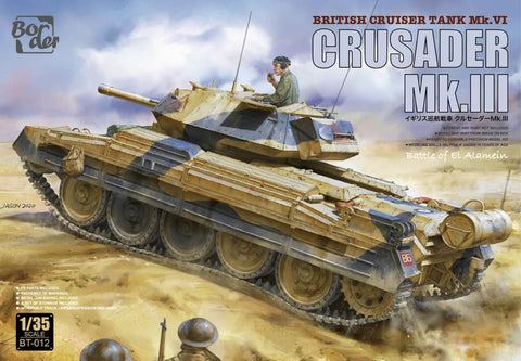 Border Models Military 1/35 Crusader Mk III British Cruiser Tank Mk VI (New Tool) Kit