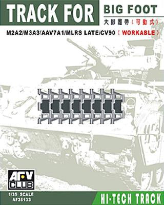 AFV Club 1/35 Big Foot Workable Track Links for M2A2, M3A3, AAV7A1, MLRS Late/CV90 Kit