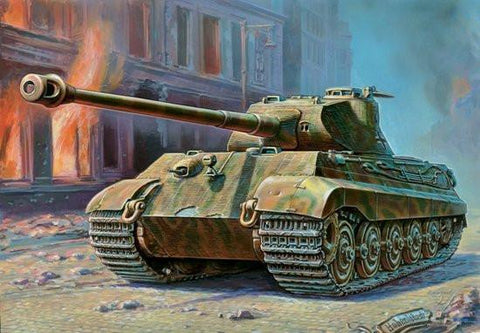 Zvezda 1/35 German PzKpfw VI Tiger II Ausf B (Porsche Turret) Heavy Tank Kit