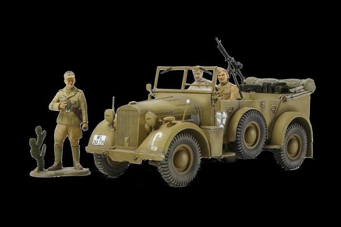 Tamiya 1/35 German Horch Kfz15 Vehicle N African Campaign Kit