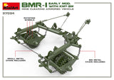 MiniArt 1/35 BMR1 Early Mod Mine Clearing Armored Vehicle w/KMT5M Mine Plow (New Tool) Kit