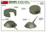 MiniArt 1/35 BMR1 Early Mod Mine Clearing Armored Vehicle w/KMT5M Mine Plow (New Tool) Kit