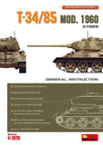 MiniArt Military 1/35 T34/85 Mod 1960 Tank