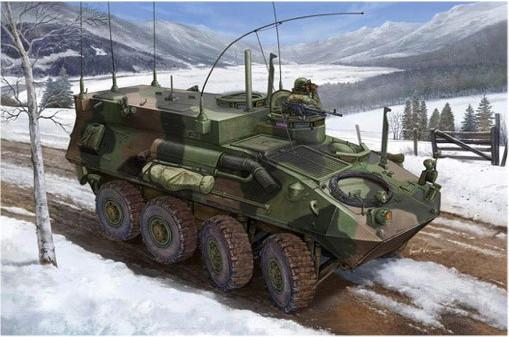Trumpeter Military Models 1/35 USMC LAV-C2 Light Armored Command & Control Vehicle Kit