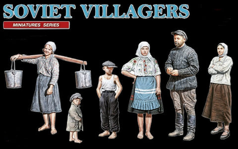 MiniArt Military Models 1/35 Soviet Villagers (6) Kit
