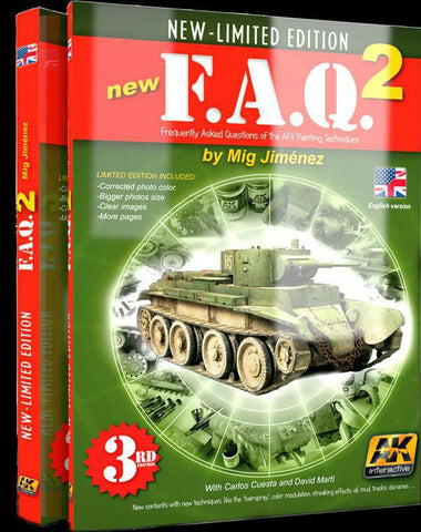 AK Interactive - FAQ 2 AFV Painting Techniques 3rd Edition Book