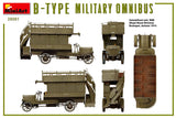 MiniArt 1/35 WWI B-Type Military Omnibus Kit