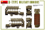 MiniArt 1/35 WWI B-Type Military Omnibus Kit