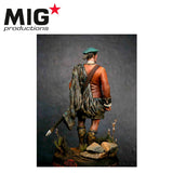 MIG 90mm Productions Highlander Clansman 1746 Resin Figure