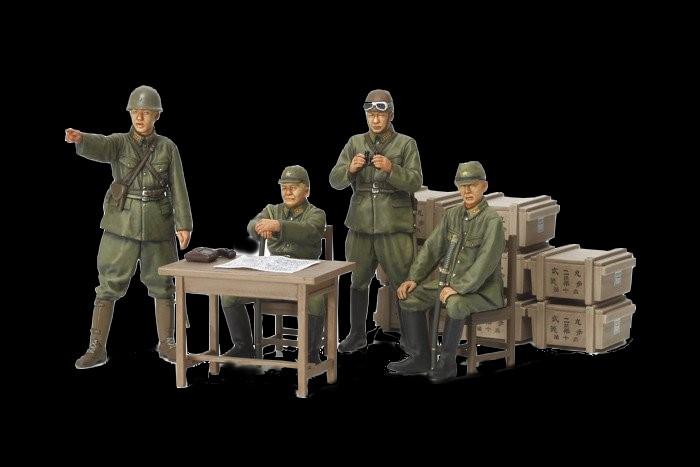 Tamiya 1/35 Japanese Army Officer Set (4 Figures) Kit