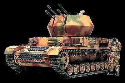 Tamiya 1/48 FlakPz IV Wirbelwind Tank Kit