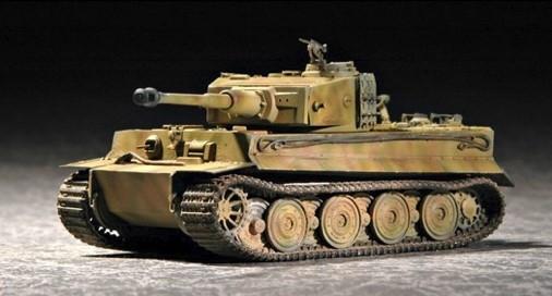 Trumpeter Military Models 1/72 German Tiger I Tank Late Production Kit