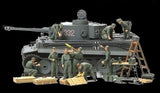Tamiya Military 1/48 WWII German Tank Crew (9 Figures) & Field Maintenance Kit