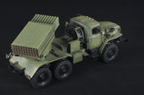 Zvezda 1/35 Russian BM21Grad Rocket Launcher Vehicle Kit