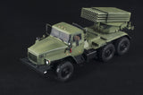 Zvezda 1/35 Russian BM21Grad Rocket Launcher Vehicle Kit