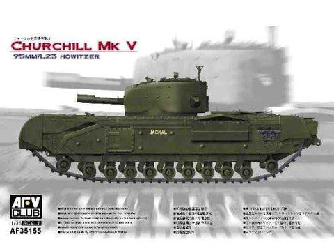AFV Club 1/35 British Churchill Mk V Infantry Tank w/95mm/L23 Howitzer Gun Kit