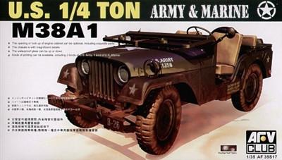 AFV Club 1/35 US M38A1C 1/4-Ton Jeep Kit