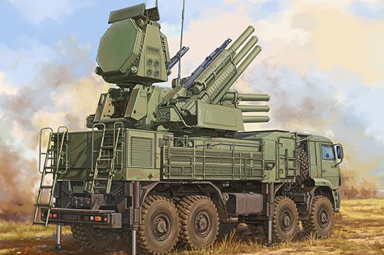 Trumpeter 1/35 Russian 72V6E4 Combat Vehicle of 96K6 Pantsir-S1 ADMGS w/RLM SOC S-band Radar (New Variant) Kit