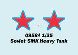 Trumpeter Military 1/35 Soviet SMK Heavy Tank Kit