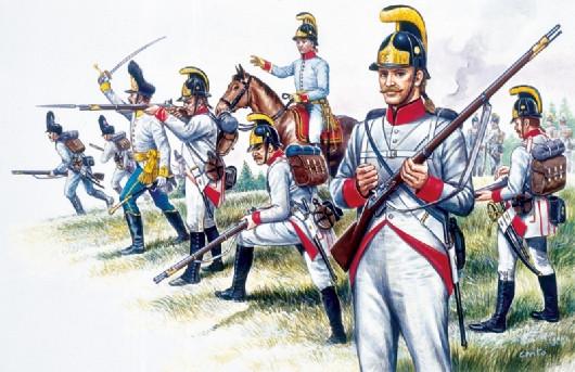 Italeri Military 1/72 Napoleonic War: Austrian Infantry (48 & Horse) Set