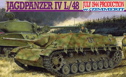 Dragon Models 1/35 Jagdpanzer IV L/48 July 1944 Production Tank w/Zimmerit Kit