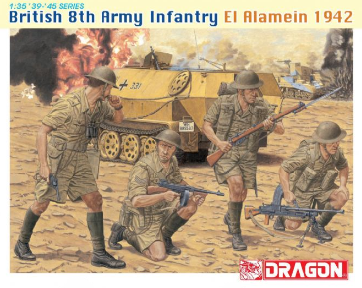 Dragon 1/35 British 8th Army Infantry El Alamein 1942 (4) Kit