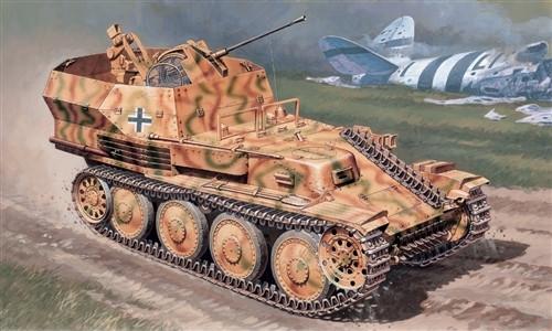 Italeri Military 1/35 SdKfz 140 Gepard Flakpanzer 38(t) Tank Kit