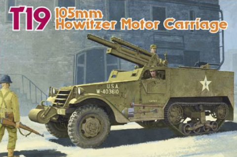 Dragon Military 1/35 T19 105mm Howitzer Motor Carriage Kit