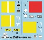 Italeri Military 1/35 T55 Iraqi Army Tank 25th Anniv Gulf War Kit