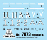 Italeri Military 1/72 Magach 6 Kit