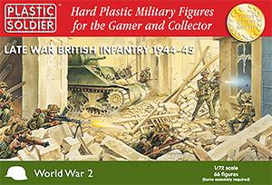 Plastic Soldier 1/72 Late WWII British Infantry 1944-45 (66) Kit