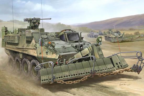 Trumpeter Military Models 1/35 M1132 Stryker Engineer Squad Vehicle (ESV) w/Surface Mine Plow Kit